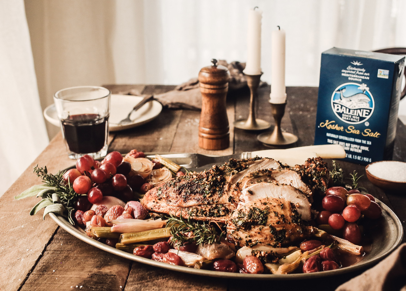 Garlic + Herb Crusted Roast Turkey Breast Garlic + Herb Crusted Roast Turkey Breast