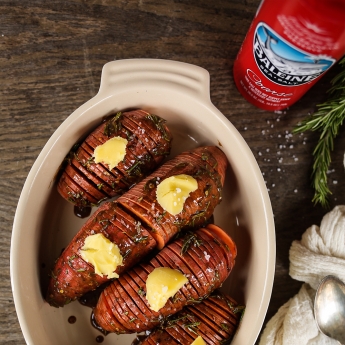 HASSELBACK SWEET POTATOES HASSELBACK SWEET POTATOES