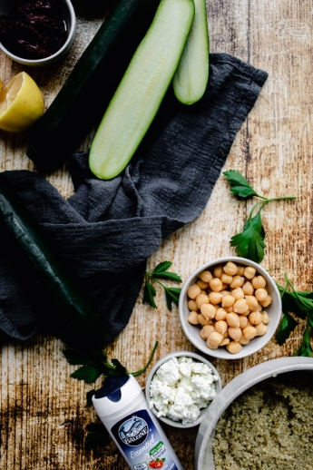 greek stuffed zucchini