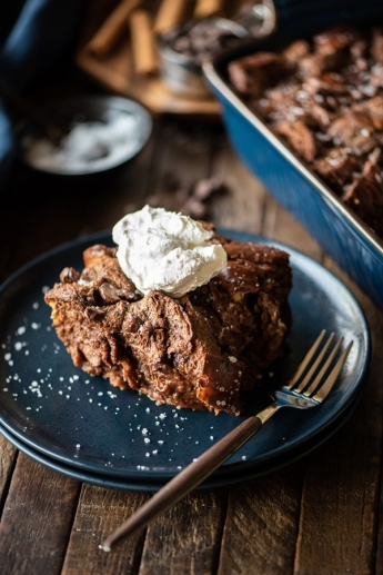 salted chocolate bread pudding salted chocolate bread pudding