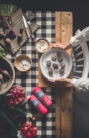 Sea Salt baked vegetables with aioli