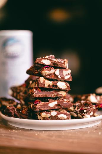 Chocolate bark with Grey Sea Salt recipe