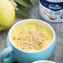 creme vanille citron crumble