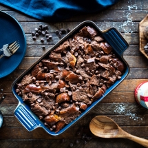 Salted Chocolate Bread Pudding Recipe by La Baleine