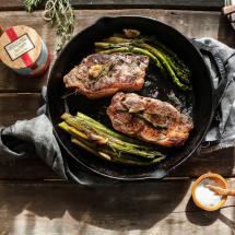 One Pan Steak & Asparagus recipe